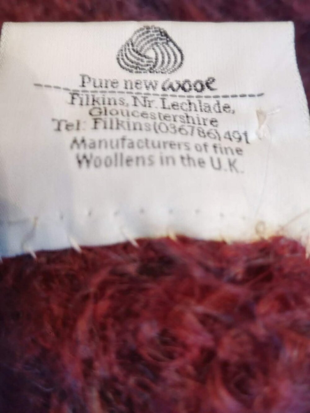 Cotswold Filkens Woolen Weavers Hand Made Cardigan Vintage Grandpa Sweater L - Picture 10 of 10